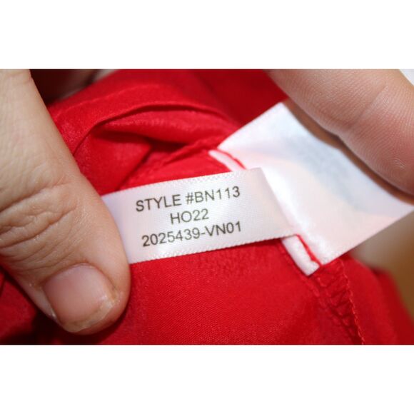 J.Crew Luxe lace dress red aplique size 2 womens mini dress - Picture 3 of 9